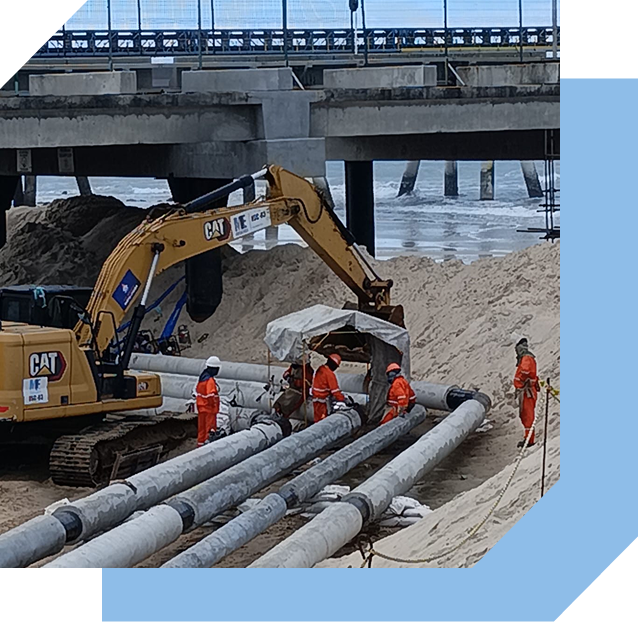 Equipe Engemon em obra industrial